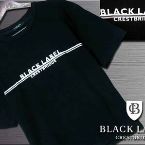 極美品！オーバーサイズ　ブランドプリント　Tシャツ　日本製　サイズM～L▼ブラックレーベルクレストブリッジ　CRESTBRIDGE バーバリー