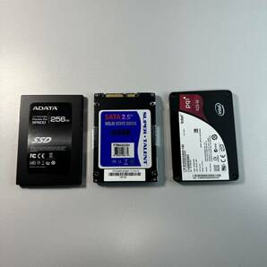 【中古】2.5inch SATA SSD 3台セット 256G+80G+64G SMART正常の画像1