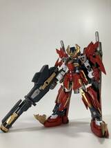 プロモデラー 雑誌掲載作品 火炎の駄舞瑠衛駆須魔王　HGBFガンダムX魔王　改造 完成品 火炎　SDガンダム　BB戦士　元祖SD　風林火山_画像2