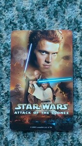 ＳＴＡＲ ＷＡＲＳ　スターウォーズ　ＡＴＴＡＣＫ ＯＦ ＴＨＥ ＣＬＯＮＥＳ　テレホンカード　５０度数　【送料無料】