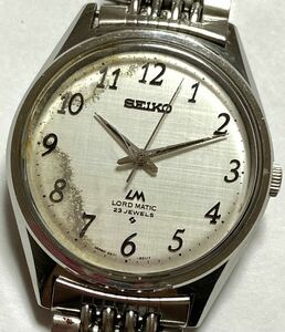 1円〜 I SEIKO セイコー ロードマチック アラビアダイヤル 23石 メンズ 自動巻き アンティーク ヴィンテージ 時計 6228005