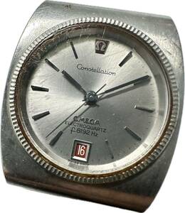 1 jpy ~ Y rare OMEGA Omega Constellation electro quartz f8192Hz up light Logo men's sound . type antique clock 52304577