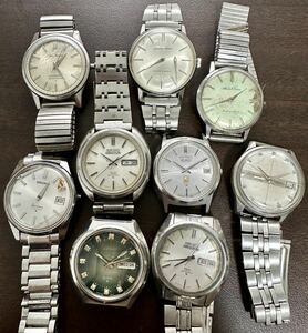 1円〜 Y 山 まとめ 9本セット SEIKO セイコー 5アクタス フェアウェイ ライナー メンズ 自動巻き 手巻き ジャンク 時計 52317394