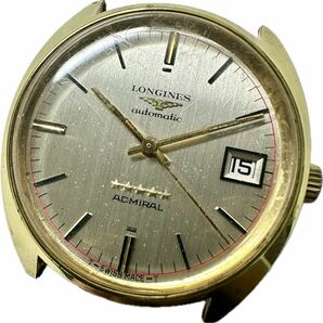 1円〜 Y LONGINES ロンジン アドミラル 5スター ゴールドモデル メンズ 自動巻き デイト アンティーク 時計 52287987の画像1