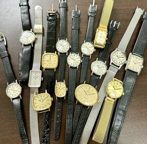 1円〜 Y 山 まとめ 15本セット OMEGA オメガ デビル ジュネーブ メンズ レディース 手巻き クォーツ アンティーク ジャンク A6