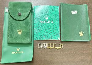 1円〜 Y 純正パーツ 山 まとめ 8点セット ROLEX ロレックス 純正尾錠 冊子 付属品 ケース メンズ レディース アンティーク 時計