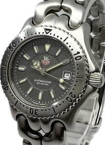 1 jpy ~ H international written guarantee attaching TAG Heuer cell Professional 200m WG1313-0 lady's QZ Date antique attached box other clock 72213284