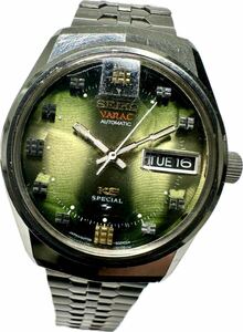 1 иен ~ Ysei уплотнение соединения Seiko vanak специальный 5256-6000 зеленый градация мужской самозаводящиеся часы дата часы 52318286