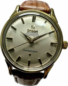 1 jpy ~ Y rare OMEGA Omega Constellation Chrono meter men's self-winding watch medali on up light Logo antique clock 52292725