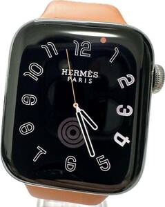 1円〜 Y HERMES エルメス アップルウォッチ シリーズ6 44mm セルラー メンズ レディース スマートウォッチ 付属品 箱 充電器 時計 52298257