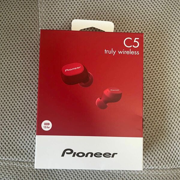 【新品】Pioneer パイオニア 完全ワイヤレスイヤホン Bluetooth対応 マイク付 赤 レッド SE-C5TW(R) 