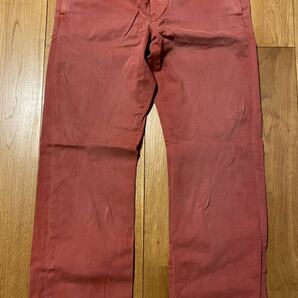 ダブルアールエル RRL コットンデニムW32 サーモンピンク Double RL Salmon Pink Denim Pantの画像1