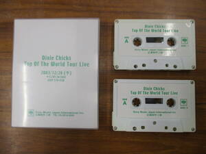 RS-6139【2本組カセットテープ 非売品 プロモ DIXIE CHICKS Top Of The World Tour Live ディクシー・チックス NOT FOR SALE cassette tape