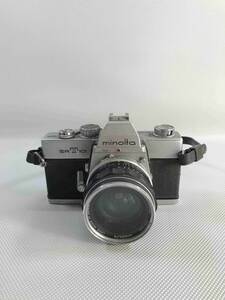 S5238○Minolta ミノルタ フィルムカメラ 一眼レフ 一眼カメラ SR T 101 レンズ MC W.ROKKOR 1:2.8 f=28mm 【未確認】 240510