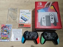 NintendoSwitch 有機ELモデル ソフト他いろいろ付き 美品です_画像1