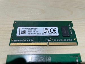 SKhynix Kingston PC4 3200AA 4GB 2枚　ノートPC用