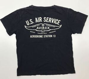 AVIREX Tシャツ 半袖 カジュアル US AIR SERVICE