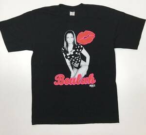 ECW プロレス　Beulah McGillicutty ビューラーマクギリクリン　黒 Tシャツ L girls USA COTTON プリントTシャツ