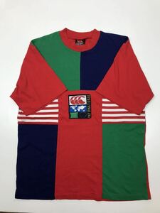 CANTERBURY Tシャツ 半袖 カラフル　クレイジーパターン　Mサイズ