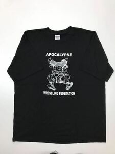 AWF アポカリプス　レスリング　フェデレーション　カナダ　Tシャツ ブラック S 半袖Tシャツ 黒 