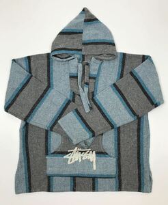 STUSSY メキシカンパーカーフーディー パーカー カジュアル トップス ストライプ