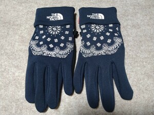 Supreme　BANDANA ETIP GLOVE　ネイビー　Ｓサイズ　未使用品　バンダナ　グローブ　TheNorthFace　シュプリーム　ノースフェイス