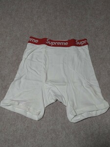 Supreme　Hanes　ボクサーパンツ　White　Ｓサイズ　バラ売り　１枚　新品未使用　シュプリーム　ヘインズ　　