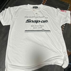  Snap-on T-shirt short sleeves T-shirt white white 