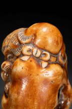 【善古堂】某有名収集家買取品 時代物 陶瓷器 猿紋根付 提げ物 古美術 骨董品0508-66S03_画像6