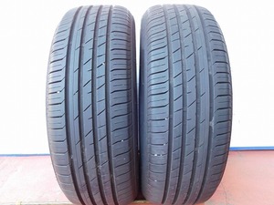 売切 215/60R17 2本 ① バリ溝 215/60ZR17