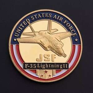 アメリカ合衆国 空軍 F35 Lightning Ⅱ記念 チャレンジコイン