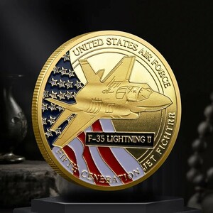アメリカ合衆国 空軍 F35 LightningⅡ記念 チャレンジコイン