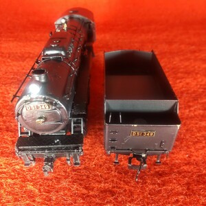 D51, steam locomotiv, HO gauge, Junk 