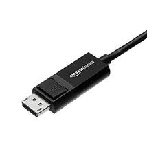 Amazonベーシック USB-Cディスプレーポートケーブル タブレット用 双方向 1.8ｍ ブラック_画像2