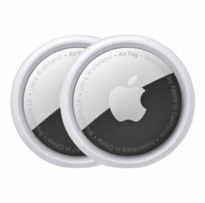 [ новый товар * не использовался ]Apple Apple AirTag воздушный бирка 2 шт. комплект 