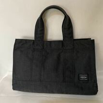 ★即決　良品　ポーター スモーキー トートバッグ 黒 PORTER 吉田カバン ハンドバッグ_画像1