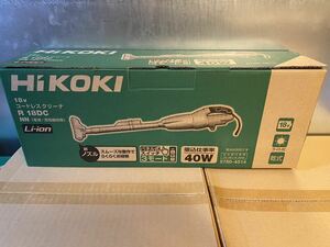 【送料込み！新製品！】HiKOKI 18Vコードレスクリーナー R18DC (NN) 本体のみ(バッテリー・充電器別売)