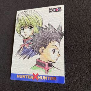 HUNTER×HUNTER ハンターハンター カードダスマスターズ 非売品 プロモカード 2種 ゴン キルア クラピカ アニメ トレカ 冨樫義博 美品の画像5