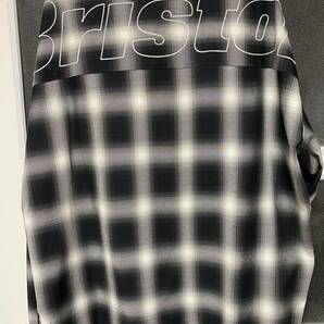 送料無料 S FCRB F.C.Real Bristol BIG LOGO L/S BAGGY SHIRT シャツ 24SS