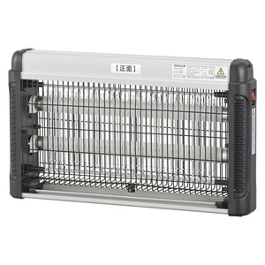 電撃殺虫器 電源スイッチ付き 10W×2｜OBK-GH120 08-0117 オーム電機