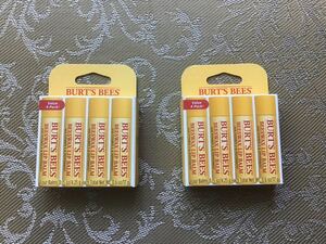 ★２個セット★Burt's Bees/バーツビーズ ワックス リップバーム/リップクリーム 4本セット☆2024年5月 アメリカで購入