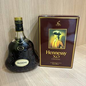 【APS 8985】１円～ Hennessey ヘネシー XO 金ラベル ボトル700ml 40％ vol-e0.70L 未開封 古酒 現状品