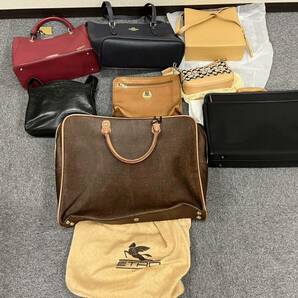 【AS 23043a】１円スタート バッグまとめ COACH コーチ LANCEL ランセル ハンドバッグ トートバッグ ショルダーバッグ ビジネスバッグ 中古の画像1