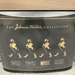 【AS 21785】１円～ 未開栓 THE Johnnie Walker COLLECTION ジョニーウォーカー コレクション 200ml スコッチ ウイスキー 4本入り ケース付の画像1