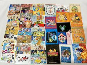 [AS 23066]1 jpy start large amount! unused Disney telephone card summarize 54 sheets booklet have Halloween Christmas attraction series etc. 50 frequency present condition goods 