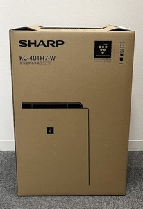 【JBI 5145】 1円〜 未使用 未開封 シャープ SHARP 加湿空気清浄機 KC-40TH7-W ホワイト系 プラズマクラスター 7000 箱傷み有 現状品