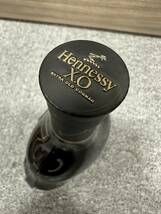 【AS 22967】1円スタート 未開栓 Hennessy X.O ヘネシー 700ml 40% 黒キャップ クリアボトル 箱あり 長期保管経年劣化 目減り小 現状品_画像4