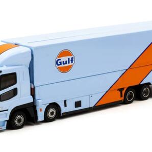 Tarmac Works 1/64 三菱 ふそう Super Great GULF RACING T64T-TL001-GULFの画像1