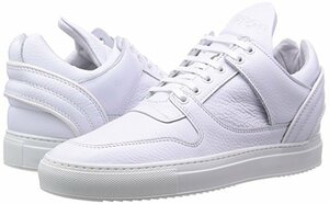 フィリングピース FILLING PIECES メンズ 43 27.5 スニーカー レザー 本革 ホワイト Basic Low Top Transformed