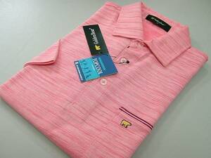 1万 新品 ゴールデンベア Golden Bear メンズ M ポロシャツ 半袖 高機能 TOPCOOL ピンク 送料無料 226